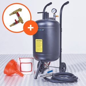 Datona® Mobiele straalketel - 80 liter + soda straalkit