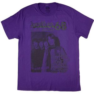 The Beatles - 1968 Heren T-shirt - S - Paars