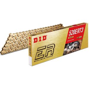 DID ERT3 520 Gouden | Enduro | Motocross | Supermotard  Cross Ketting | G&G | Clip sluiting | 118 Schakels