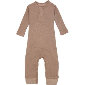 Lodger Babypakje - Elastisch - Gebreid katoen - Drukknoop - Maat 62 - Beige