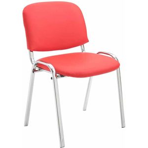 stoel Pemphero - vergaderstoel - 100% polyurethaan - Rood - Bezoekersstoel