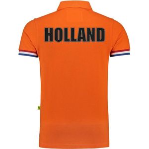 Luxe Holland supporter poloshirt 200 grams EK / WK voor heren M