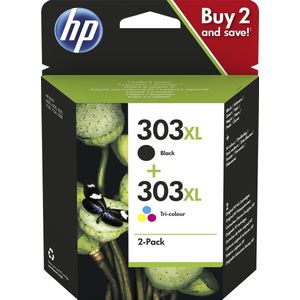 HP 303XL Origineel - (Zwart Cyaan Magenta Geel) - Multipack 2 stuk(s)