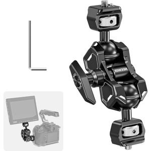 Scharnierende magische arm met dubbele kogelkoppen - camera monitorhouder - SmallRig Cage UA009 - verstelbaar - 1/4 inch schroeven .
