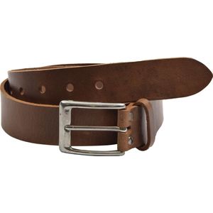 Mooie Nette Lederen Riem - 3.5 cm Breed- Taupe Kleur- 85 cm Lengte