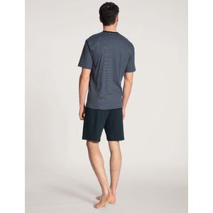 Calida Relax Streamline Pyjama korte broek - 479 Blue - maat XXL (XXL) - Heren Volwassenen - 100% katoen- 41167-479-XXL