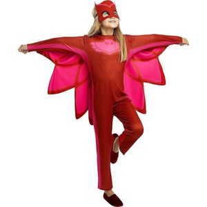 FUNIDELIA PJ Masks Verkleedkleren - Owlette Kostuum - 7-9 jaar (134-146 cm)