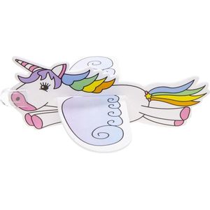 vliegtuig Eenhoorn 19 Cm - unicorn vliegtuigje - kinder vliegtuigje