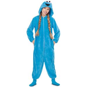 Onesie Koekiemonster Kostuum Kind Licentie - 7-9 Jaar