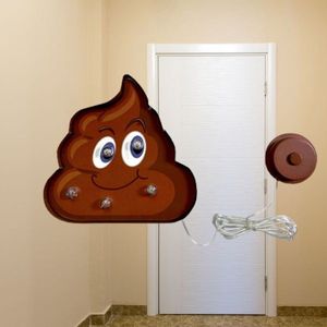 Deurbel Mr. Poo - deurbel - grappige deurbel - deurbel draadloos - deurbel bedraad - deurbellen - deurbel draadloos waterdicht -deurbel