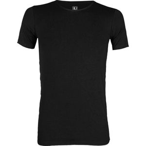 RJ Bodywear - T-shirt V-hals Zwart - XL