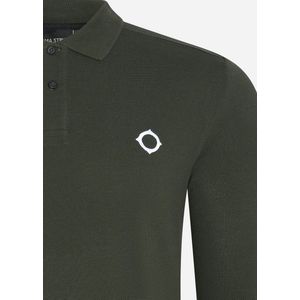 MA.Strum LS pique polo - oil slick