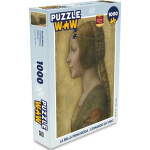 Puzzel La Bella Principessa - Leonardo da Vinci - Legpuzzel - Puzzel 1000 stukjes volwassenen