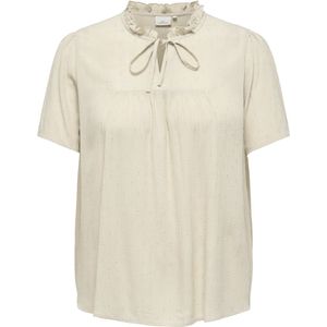ONLY CARMAKOMA - CARELEANOR LIFE SS TOP WVN - Meisjes - Blouses