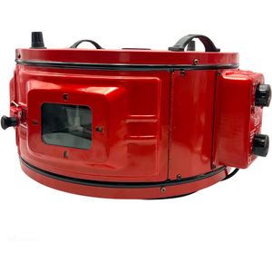 Teffo - ronde elektrische oven - vrijstaand - thermostaat - 32 liter - rood