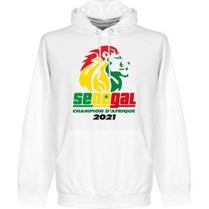 Senegal Afrika Cup 2021 Winnaars Hoodie - Wit - L