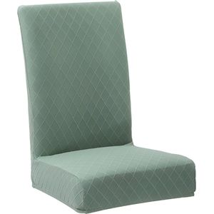 Somstyle Stoelhoes - Eetkamer - Badstof - Stoel Cover - Groen