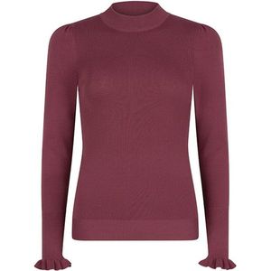 Lofty Manner Trui Sweater Justine 309 Mauve Pink Dames Maat - XL