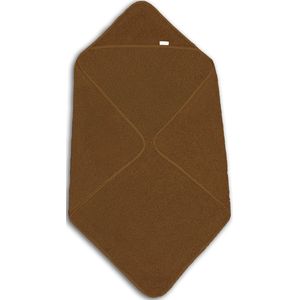 Funnies Badcape | Brown Clay | 80x80 cm | 100% Katoen | Badstof