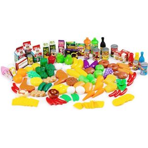 120 Delige voedsel speelgoed set met groenten, fruit, snoep en meer - Perfect voor Keukens en Speelgoedwinkels - Geschikt vanaf 3 jaar