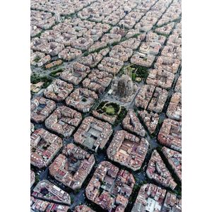 Ravensburger puzzel Barcelona From Above - Legpuzzel - 1000 stukjes