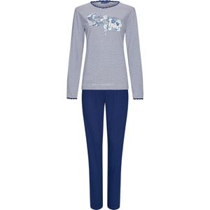 Pastunette Pyjama lange broek - 520 Blue - maat 40 (40) - Dames Volwassenen - 100% katoen- 20232-134-2-520-40
