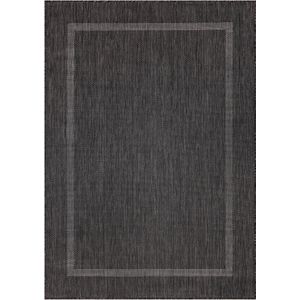 Pochon - Tapijt Relax - Zwart - 290x200x0,5 - Vloerkleed - Laagpolige Vloerkleed - Kortpolige Vloerkleed - Rechthoekige Tapijt - Rechthoekige Vloerkleed