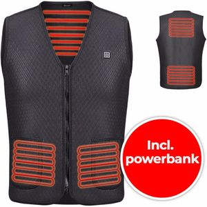 Verwarmde Bodywarmer - Elektrisch Verwarmd Kleding - USB Oplaadbaar - 3 Standen - Maat XL - Dames / Heren