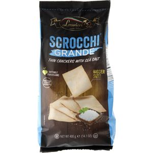 Laurieri Thin crackers with sea salt grande 400 gram