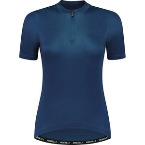 Rogelli Core Fietsshirt Dames - Korte Mouwen - Wielrenshirt - Donkerblauw - Maat L