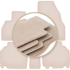 PREMIUM beige vloermatten voor: Renault Kangoo II combivan 2013-