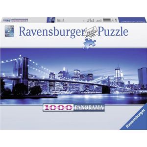 Ravensburger puzzel Verlicht New York - panorama - Legpuzzel - 1000 stukjes