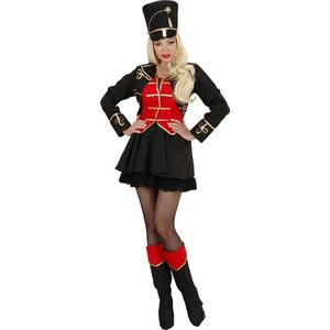 Widmann - Circus Kostuum - Sexy Dompteur Galop Kostuum Vrouw - Rood, Zwart - Large - Carnavalskleding - Verkleedkleding