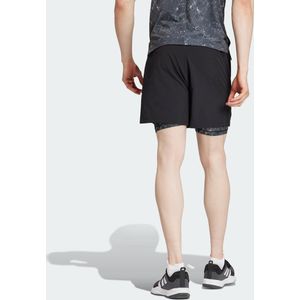 adidas Performance Power Workout 2-in-1 Short - Heren - Zwart- L 5