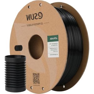 TPU Gloeidraad 1.75mm Flexibel 95A Zwart - Dimensionale Nauwkeurigheid +/- 0.05mm - 1KG Spoel