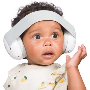 Dooky - Baby Gehoorbescherming - 0-3 jaar - Wit - Noise Cancelling Headphones - 25 dB Isolatie - Verstelbare band - Inclusief opbergzakje.