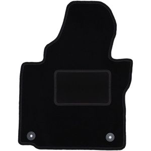 Bestuurdersmat zwart voor: Volkswagen Touran I FL minivan (2010-2015)