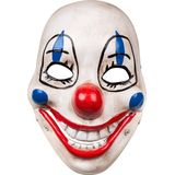 Boland - Gezichtsmasker Scary clown met beweegbare kaak - Volwassenen - Clown - Halloween en Horror- Clowns en Circus