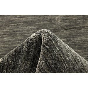 MOMO Rugs Panorama Uni Dark Grey Vloerkleed - 170x240  - Rechthoek - Laagpolig Tapijt - Industrieel - Antraciet, Grijs