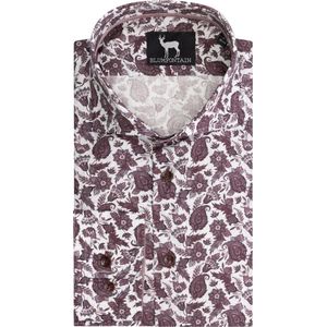 Gents - Blumfontain bloemprint rood ML7 - Maat XL7 43/44