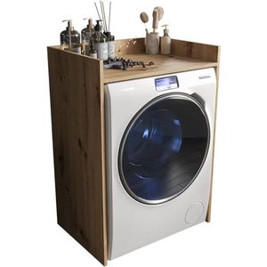 Luxe Wasmachine Kast Waterbestendig 97.5x64x50cm - Wasmachine Ombouw meubel - Ombouwkast - Wasmachine rek - Kast Voor Wasmachine