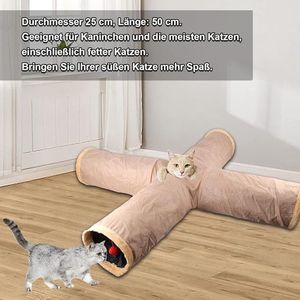 tunnel voor katten / Beste kattenspeelgoed - duurzaam ‎29.7 x 27.7 x 6.7 cm