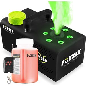 Fuzzix F506V Verticale rookmachine - 6 RGB LEDs - Draadloze afstandsbediening - incl. 250 ml rookvloeistof