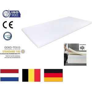 Topper Matras 180x200 Dekmatras Koudschuim HR 6/7cm