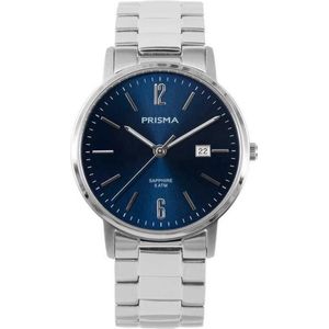 Prisma Heren Slimline Classic Blue horloge P.1471
