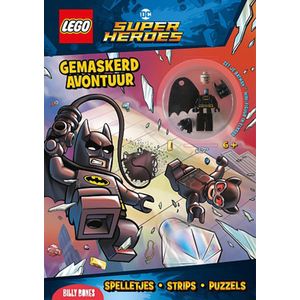 LEGO Super Heroes doeboek + LEGO figuren van Batman - Voor kinderen vanaf 6 jaar - Boordevol spelletjes, puzzels en strips - Cadeau speelgoed jongen 7 jaar / 8 jaar / 9 jaar / 10 jaar