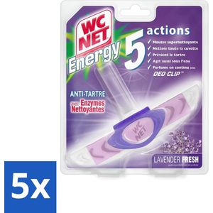 WC Net - Toiletblok - Lavendel - 1 Blokje - Bulkverpakking - 5 stuks