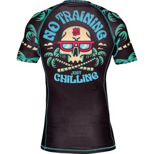 PRiDE or DiE Rash Guard No Training Zwart maat S