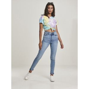 Urban Classics - Tie Dye Boyfriend Dames T-shirt - L - Multicolours