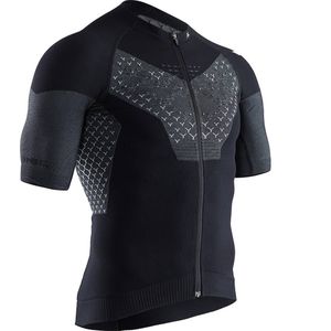 X-BIONIC Twyce 4.0 Korte Mouwen Fietsshirt Heren - Black Melange - M